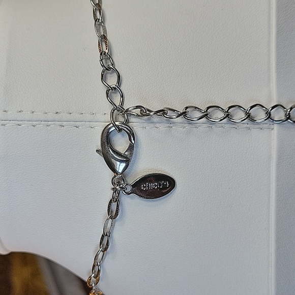 Chico's NWOT Single-Strand Silvertone  Necklace - Picture 2 of 5